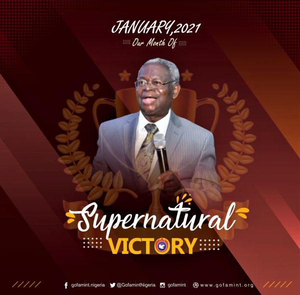 January 2021 – Our Month of Supernatural Victory