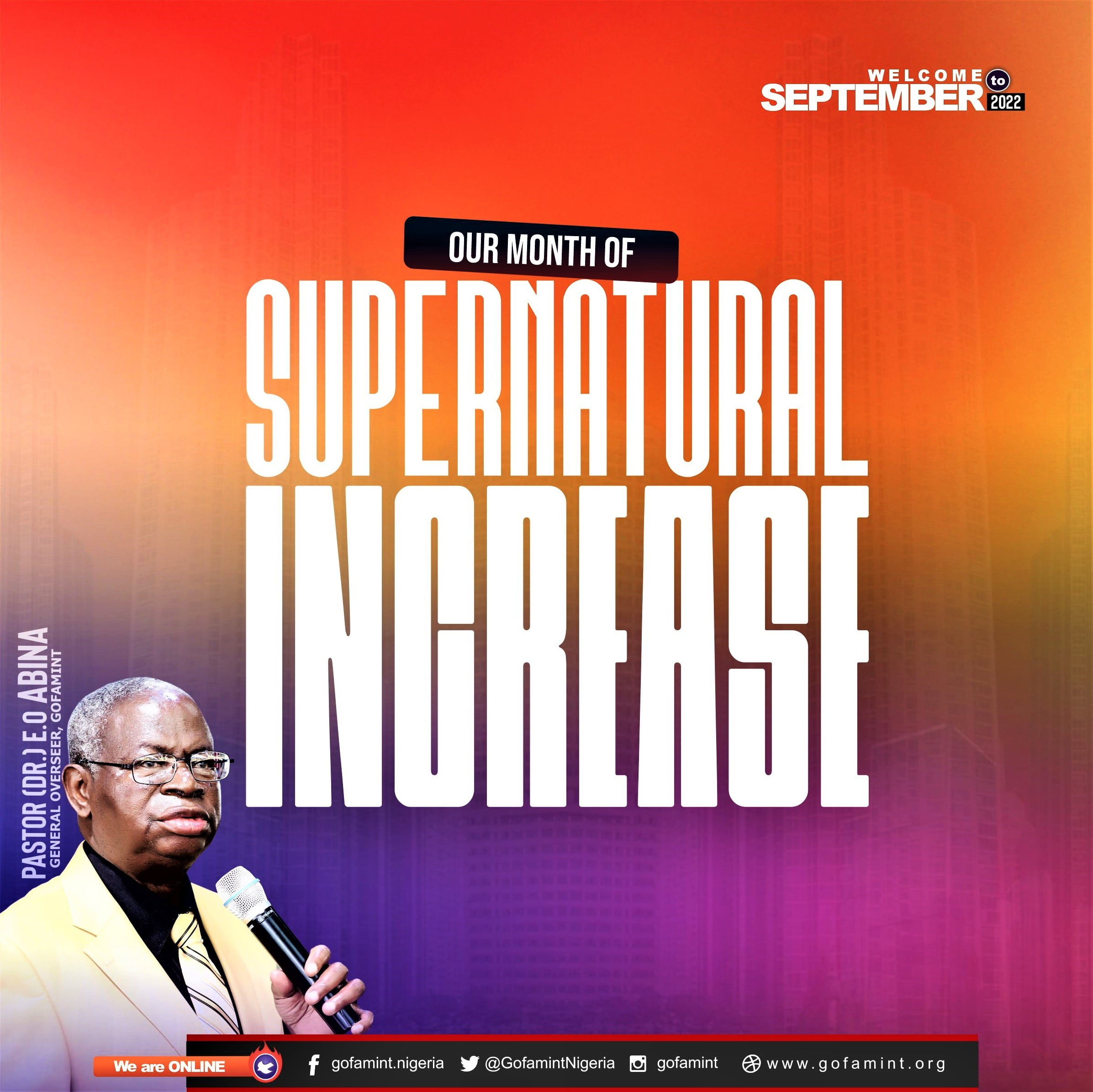 supernatural increase