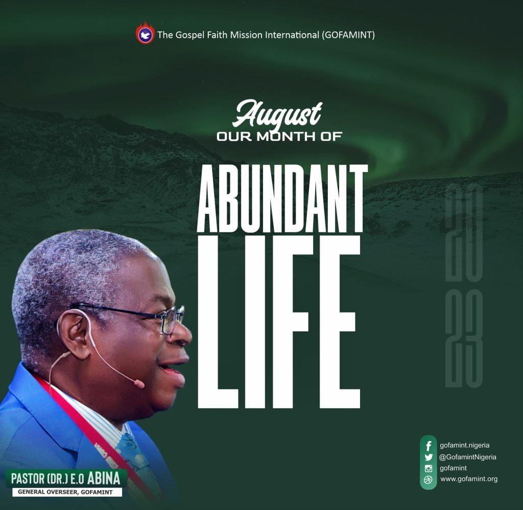 prophetic declaration, abundant life,