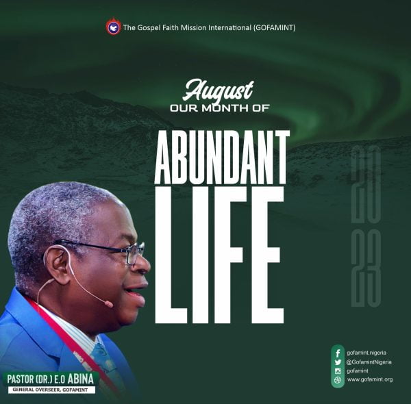 Prophetic Declaration for August 2023 – Abundant Life