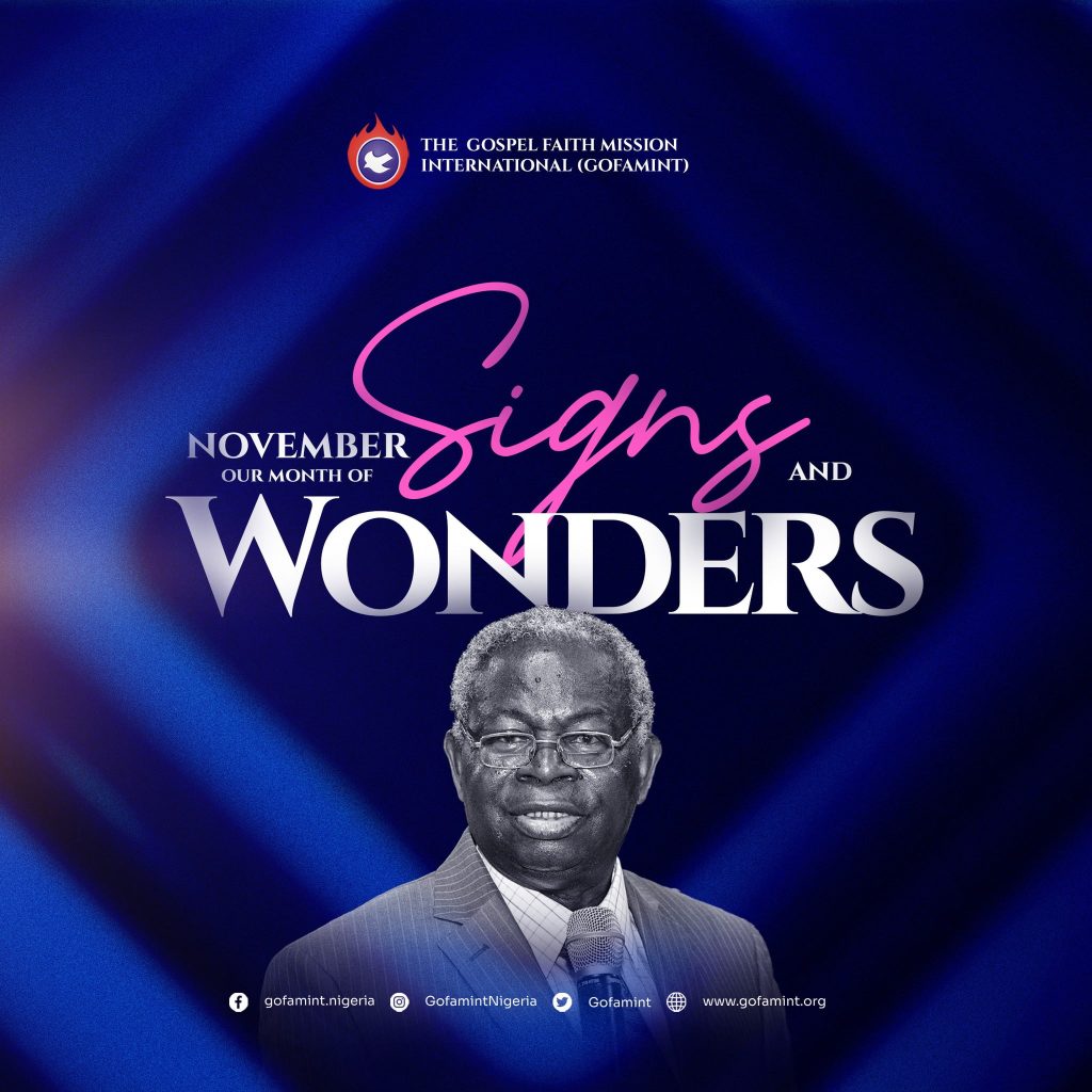 prophetic declaration, november 2023, signs and wonders